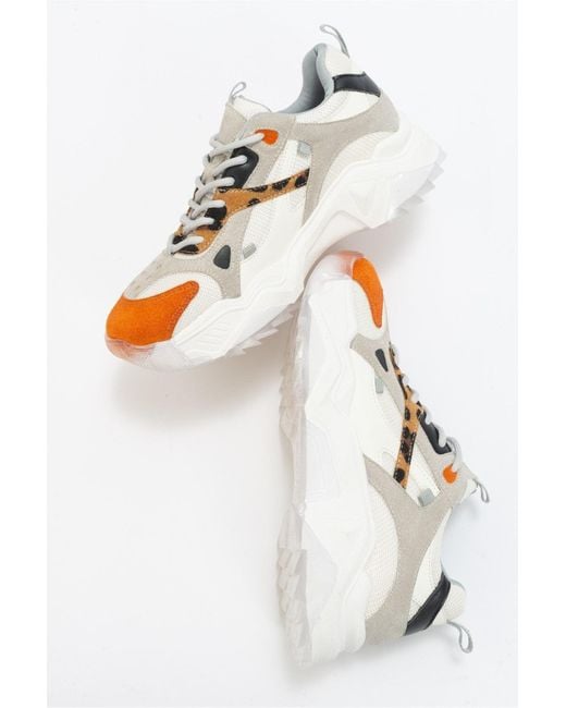 Prologue Shoes Natural Loretta Platform Sneakers