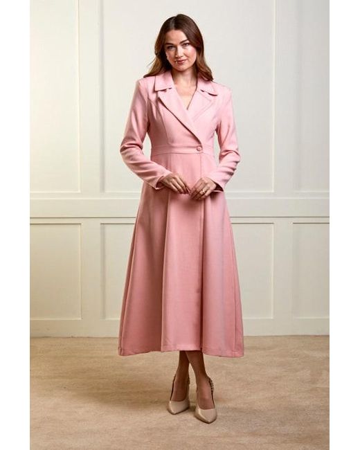 Guinea London Pink Pale Dress Coat