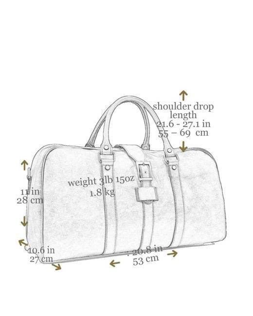 Time Resistance Brown Cognac Matte Leather Duffel Bag For for men