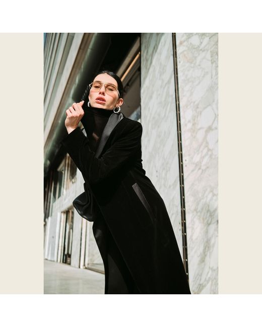 Roqaia Fashion House Black Velvet Noble