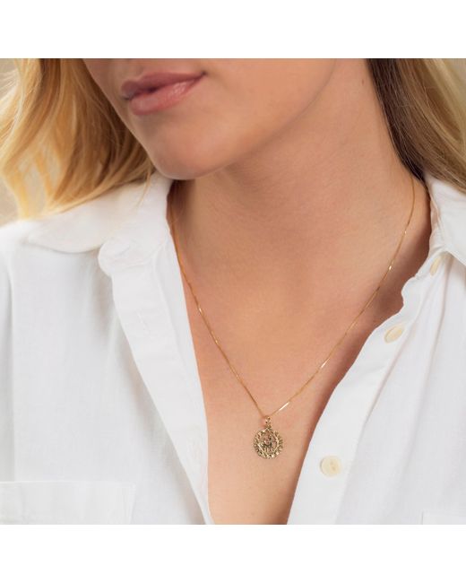 Maya Brenner Metallic Zodiac Necklace