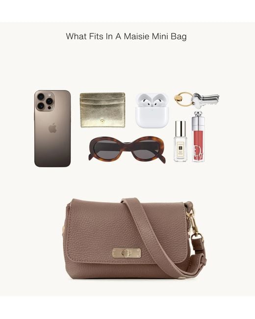 Apatchy London Green The Maisie Mini Leather Bag