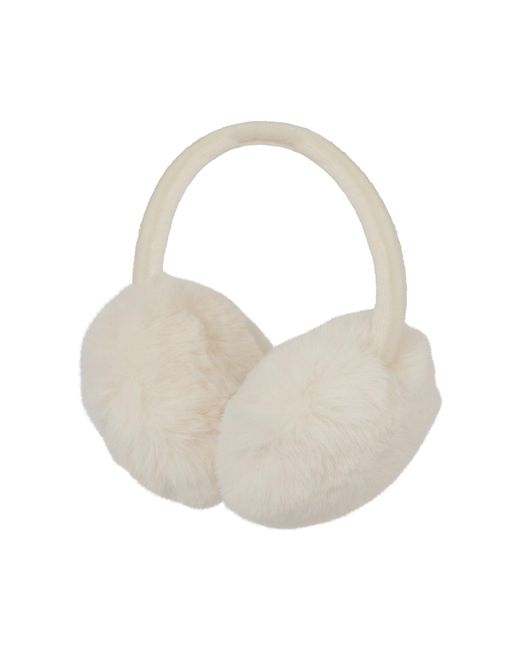 Nooki Design White Edie Faux Fur Earmuff Aw24