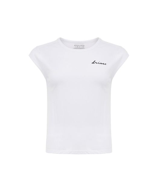 Misha Vaidya White Driven Tee