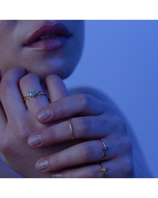 NASI SILVER Multicolor Atarah Ring- Topaz & Topaz