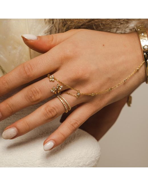 BLOOMTINE | Earth Angel HQ White Enchanting Flutterfly Premium Sterling Butterfly Ring