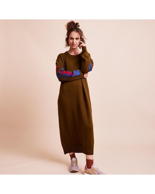 Maison Wanda Green Lobster Dress