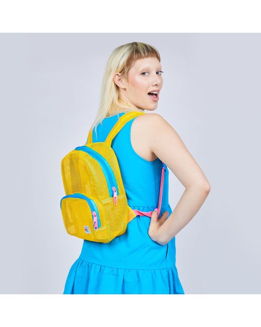 Mokuyobi Yellow Yolk Mesh Mini Backpack