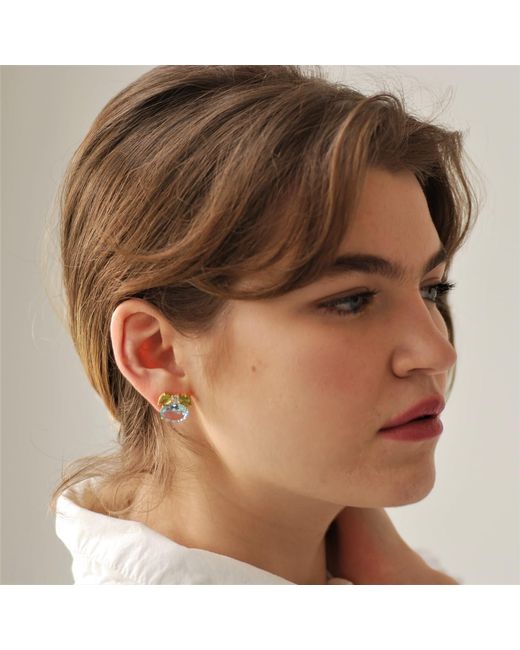 GEM BAZAAR Blue Belle Earrings