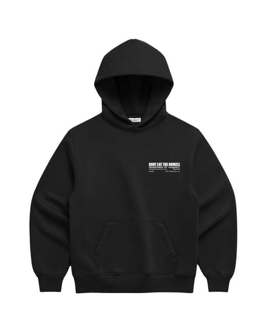 Dont Eat the Homies Black Department Of Humanity Hoodie