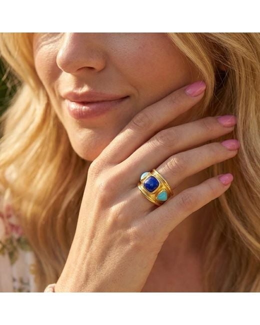 GEM BAZAAR Blue The Pharaoh Ring