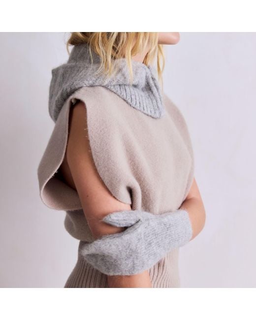 Arctic Fox & Co. Gray The Alpaca Mittens