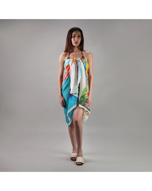DHARA SHETH DUBAI Blue Mediterranean Escape Resort Sarong