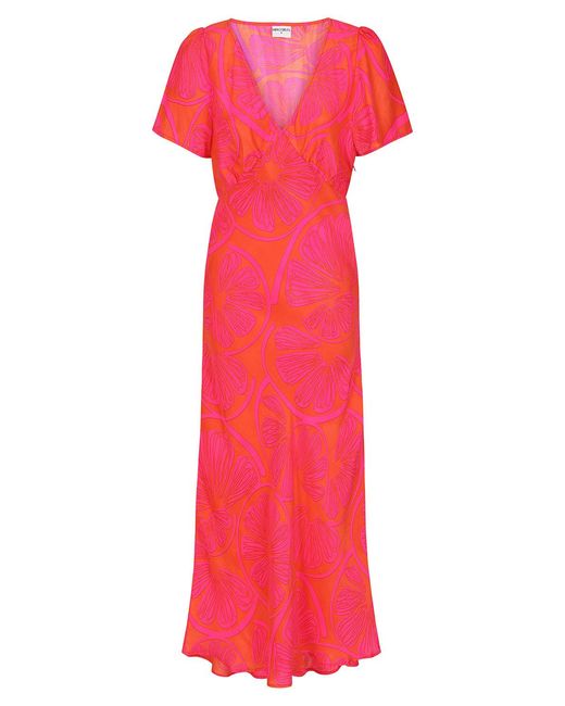 Mercy Delta Red Stewart Limoncello Pompelmo Dress