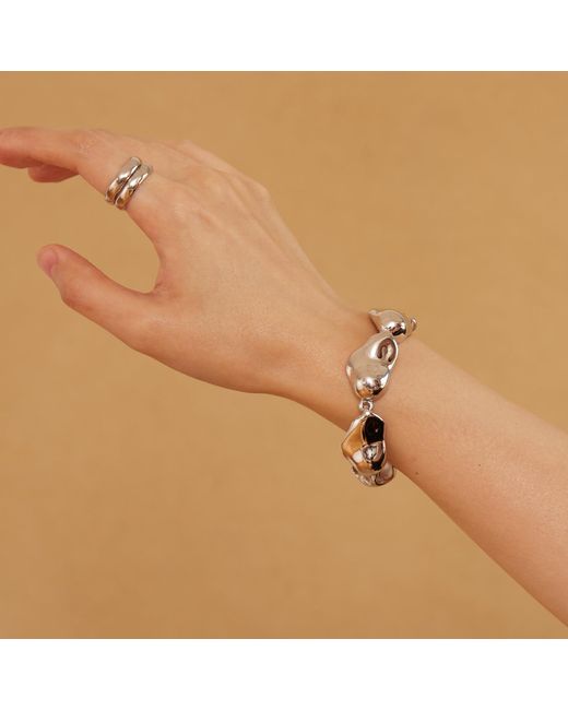 Biko Jewellery Metallic Molten Bracelet