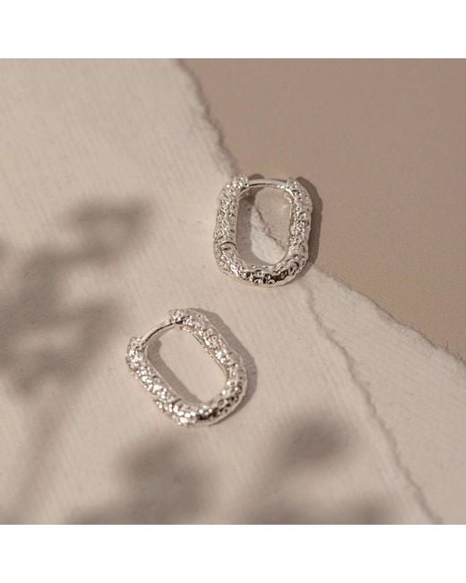 Dainty London Metallic Rockpool Hoops