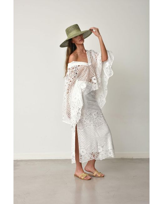 Muche Et Muchette White Banko Skirt Cover Up