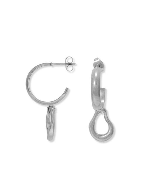 A Weathered Penny White Ava Hoops