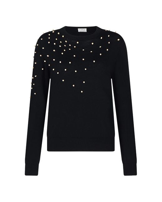 Lisa The Label Black Raindrop Sweater