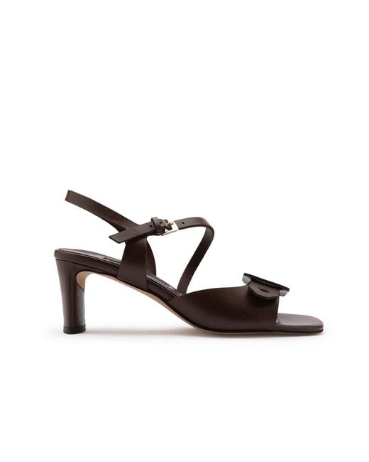 Ilvi Brown Vince Leather Heeled Sandal