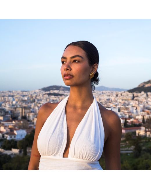 The Etta Collection White Acropolis Dress