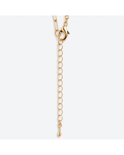 My Little Nature Metallic Freshwater Pearl And Plated Circle Necklace