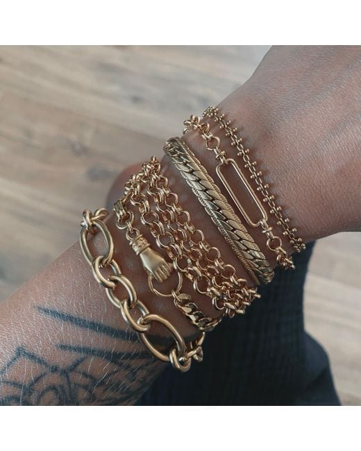 IN CAUDA VENENUM Metallic Zorya Bracelet