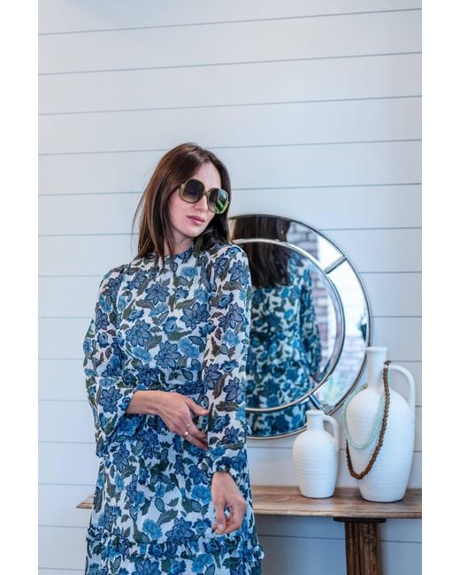 Jennafer Grace Blue Azurine Blossom Love Dress