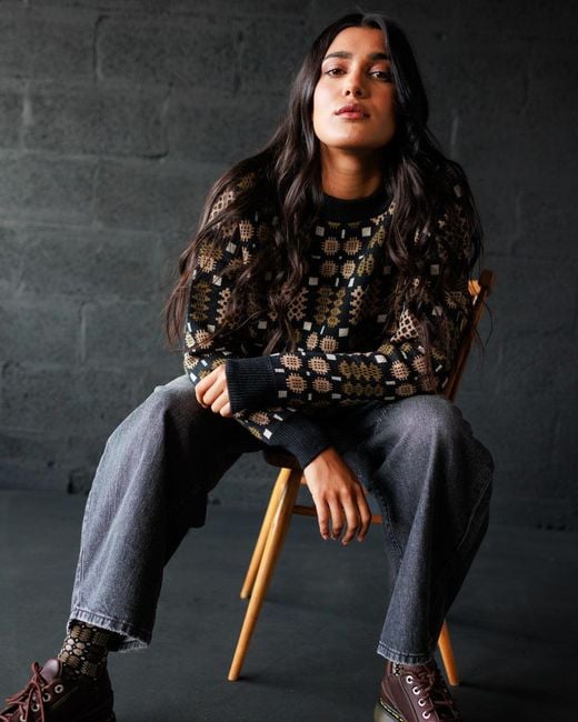 Mabli Black Carthen Merino Pullover