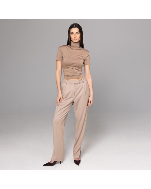 Mandragora Pink Turtleneck Ablo Cappuccino