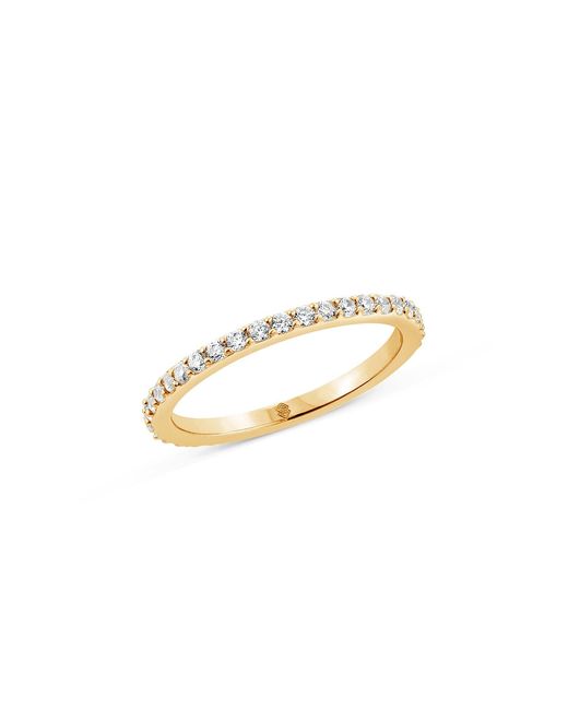 SALLY SKOUFIS Metallic Highbeam Midi Ring With Made Cz Diamond Stimulant