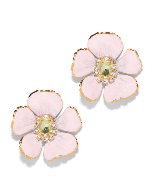 The Pink Reef Pink Small Hand Painted Floral