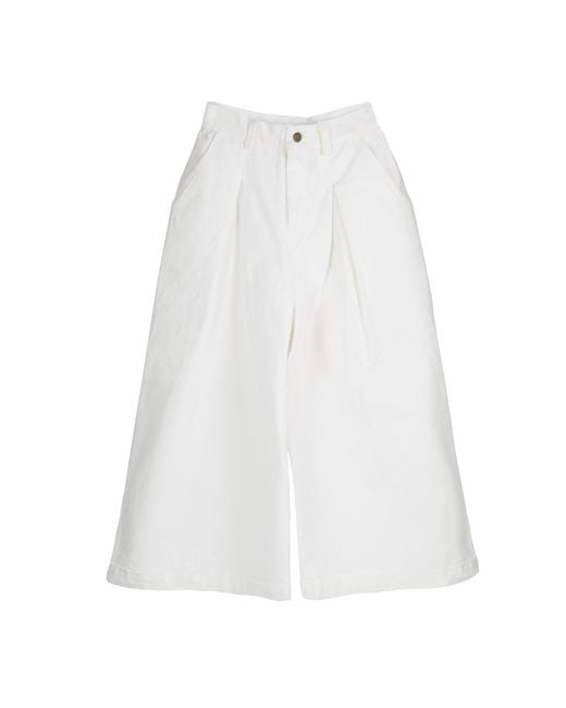 Paloma Lira White Wide Pants