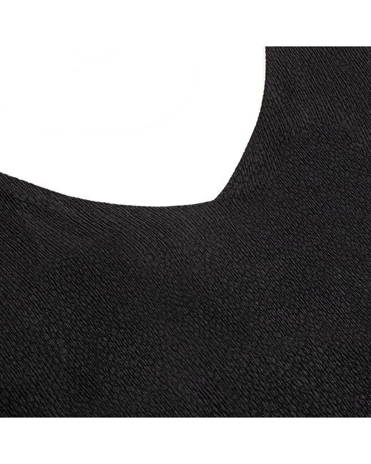 Victoria Slavinskaia Black Long V-Neck Dress With Open Back