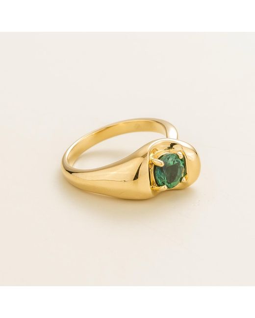 Juvetti Metallic Fava Ring