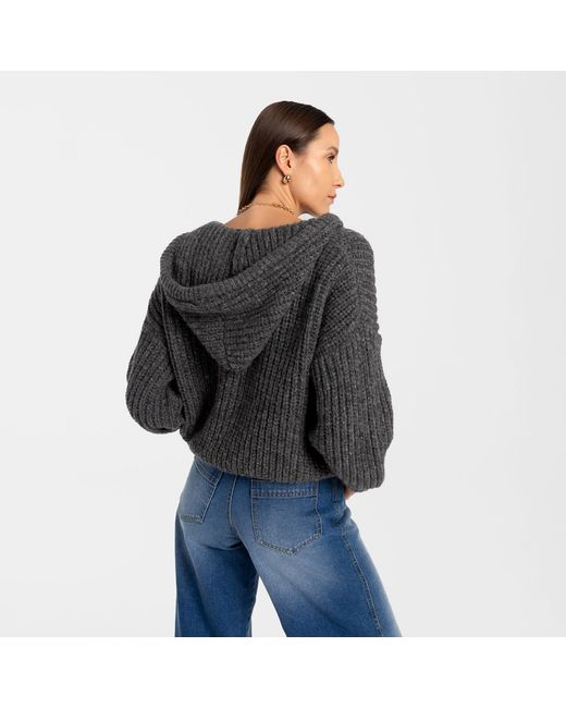 Mandragora Gray Alpaca And Merino Wool Sweater Roye