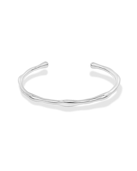 Dower & Hall White Waterfall Torque Bangle