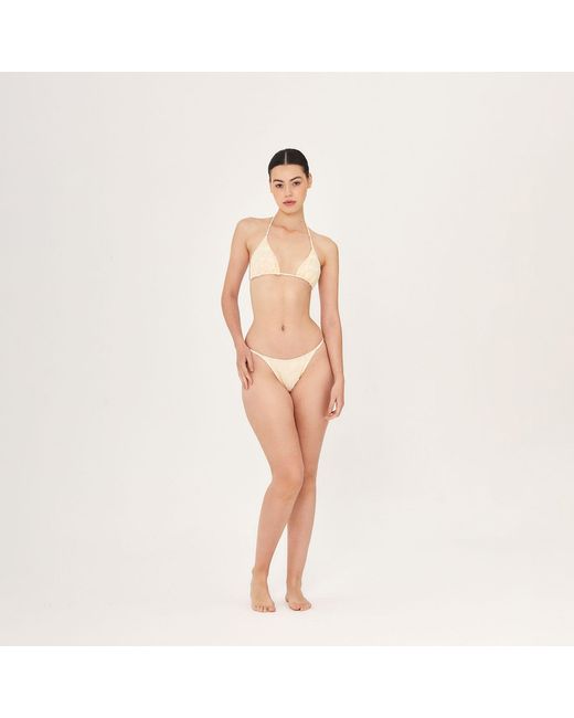 Aguaclara White Neutrals La Perle Triangle Top