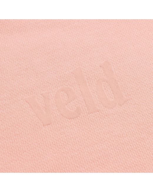 VLD Pink Runyon Cropped Quarter-Zip Sweatshirt