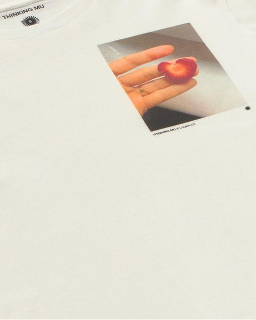 Thinking Mu White Fresa Lucia T-Shirt