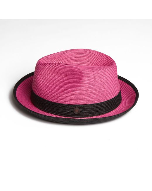 Dasmarca Hats Red Dasmarca Florence Fuchsia Summer Two Tone Crushable Hat for men