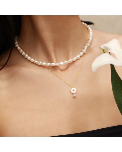 Agora Jewellery Metallic Cleito Mini Necklace