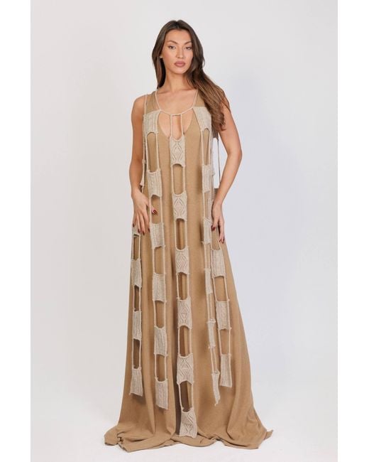 Maison Bogomil Metallic Neutrals Knit Layering Piece