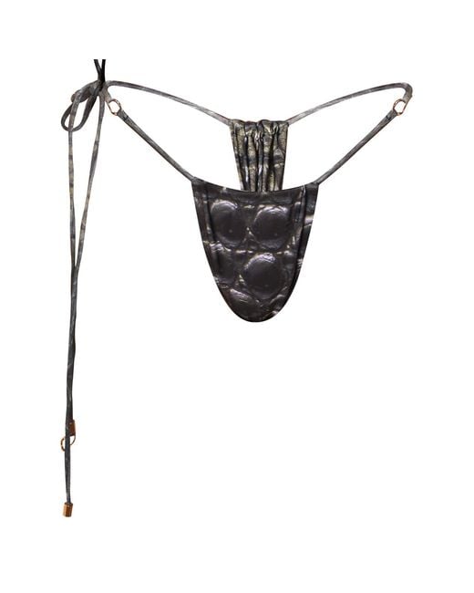 Animal White Amazon Reversible Bikini Bottom