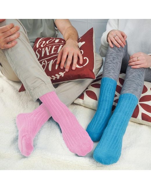 Peper Harow - Made in England Multicolor Ribbed Bed Socks Bundle for men