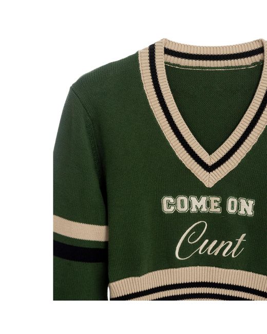 Come on Green Cunt Sweater