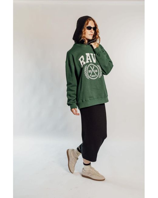 Rave on Trend Green Oversized Rave