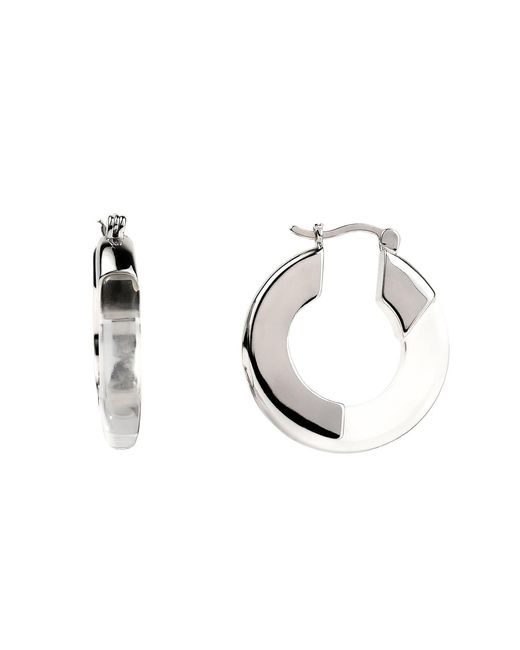Zynnia Collective Metallic Split Hoops