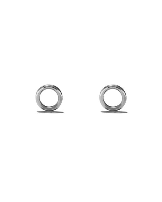 Onia Metallic Small Donut Studs