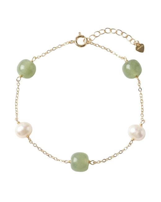 seree Multicolor Olivia Jade Pearl Bracelet